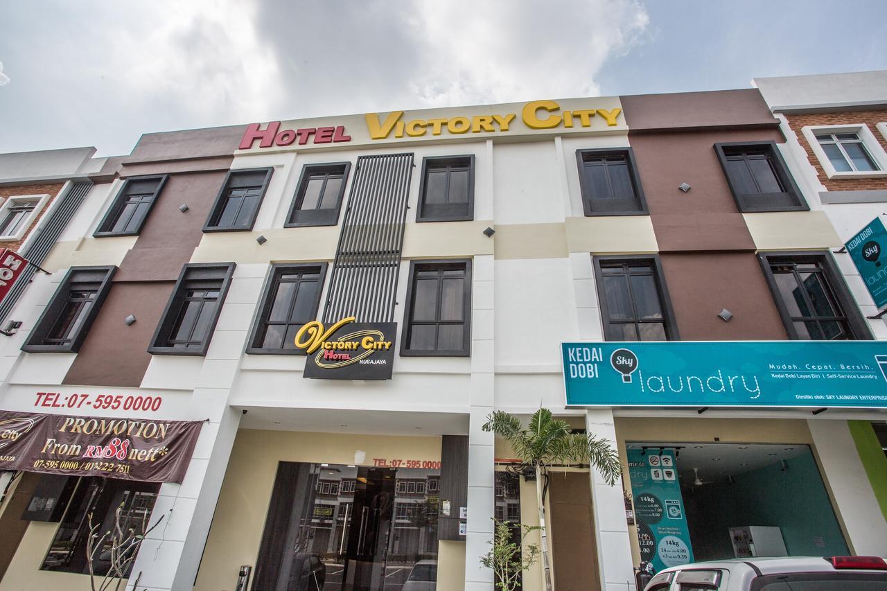 Hotel Zamburger Victory City Johor Bahru Bagian luar foto